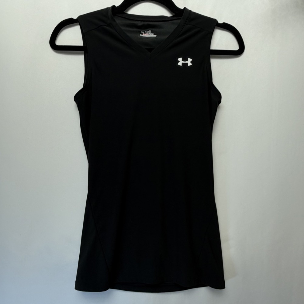 Under Armour Heat Gear Tank Top Youth's Medium Black